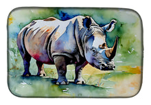 Load image into Gallery viewer, Rhinoceros Dish Drying Mat