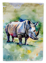 Load image into Gallery viewer, Rhinoceros Garden Flag – Outdoor Decorative Yard Flag