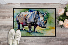 Load image into Gallery viewer, Rhinoceros Doormat - Large 24x36 – Indoor/Outdoor Floor Mat with Artistic Flair