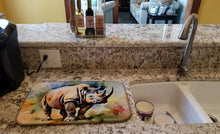 Load image into Gallery viewer, Rhinoceros Dish Drying Mat