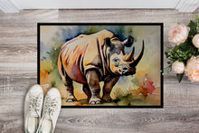 Load image into Gallery viewer, Rhinoceros Doormat - Large 24x36 – Indoor/Outdoor Floor Mat with Artistic Flair