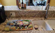 Load image into Gallery viewer, Rhinoceros Dish Drying Mat