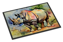 Load image into Gallery viewer, Rhinoceros Doormat - Large 24x36 – Indoor/Outdoor Floor Mat with Artistic Flair
