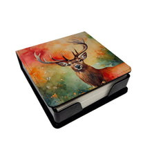 Load image into Gallery viewer, Deer Stag PU Leather Note Paper Holder