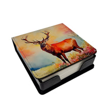 Load image into Gallery viewer, Deer Stag PU Leather Note Paper Holder