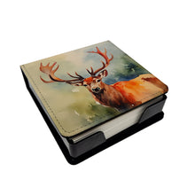 Load image into Gallery viewer, Deer Stag PU Leather Note Paper Holder