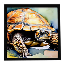 Load image into Gallery viewer, Turtles Tortoises Framed Metal Print