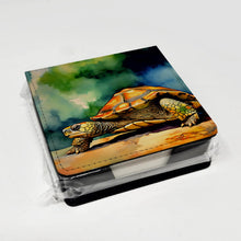 Load image into Gallery viewer, Turtles Tortoises PU Leather Note Paper Holder