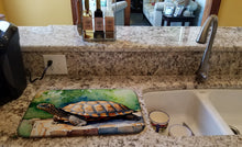 Load image into Gallery viewer, Turtles Tortoises Dish Drying Mat
