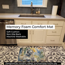 Load image into Gallery viewer, White Tiger Memory Foam Kitchen Mat DAC3000RUG