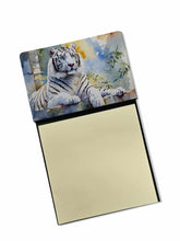 Load image into Gallery viewer, White Tiger Sticky Note Holder- Refiilable Desk Accessory Note Pad