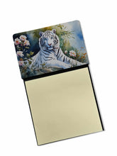Load image into Gallery viewer, White Tiger Sticky Note Holder- Refiilable Desk Accessory Note Pad