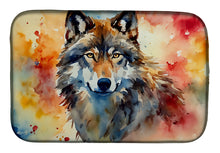 Load image into Gallery viewer, Wolves Wolf  Dish Drying Mat