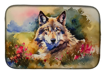 Load image into Gallery viewer, Wolves Wolf  Dish Drying Mat