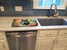 Load image into Gallery viewer, Wolves Wolf  Dish Drying Mat