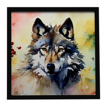 Load image into Gallery viewer, Wolves Wolf  Framed Metal Print