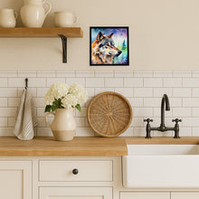 Load image into Gallery viewer, Wolves Wolf  Framed Metal Print