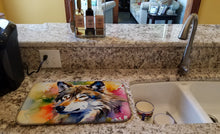 Load image into Gallery viewer, Wolves Wolf  Dish Drying Mat