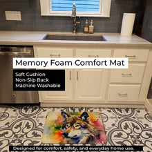 Load image into Gallery viewer, Wolves Wolf  Memory Foam Kitchen Mat DAC3006RUG