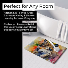 Load image into Gallery viewer, Wolves Wolf  Memory Foam Kitchen Mat DAC3006RUG