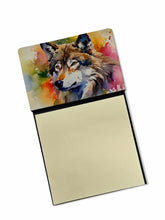 Load image into Gallery viewer, Wolves Wolf  Sticky Note Holder- Refiilable Desk Accessory Note Pad