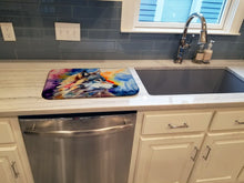 Load image into Gallery viewer, Wolves Wolf  Dish Drying Mat