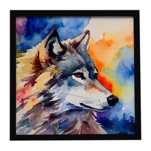 Load image into Gallery viewer, Wolves Wolf  Framed Metal Print