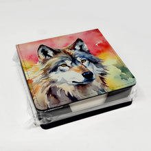 Load image into Gallery viewer, Wolves Wolf  PU Leather Note Paper Holder