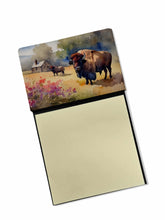 Load image into Gallery viewer, Wood Bison Sticky Note Holder- Refiilable Desk Accessory Note Pad