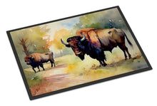 Load image into Gallery viewer, Wood Bison Doormat - Large 24x36 – Indoor/Outdoor Floor Mat with Artistic Flair
