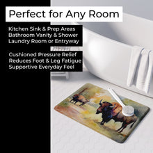 Load image into Gallery viewer, Wood Bison Memory Foam Kitchen Mat DAC3011RUG