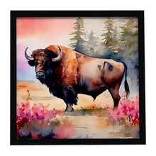 Load image into Gallery viewer, Wood Bison Framed Metal Print