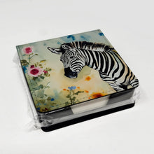 Load image into Gallery viewer, Zebra PU Leather Note Paper Holder