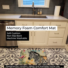 Load image into Gallery viewer, Zebra Memory Foam Kitchen Mat DAC3014RUG