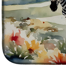 Load image into Gallery viewer, Zebra Dish Drying Mat