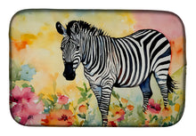 Load image into Gallery viewer, Zebra Dish Drying Mat