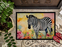 Load image into Gallery viewer, Zebra Doormat - Large 24x36 – Indoor/Outdoor Floor Mat with Artistic Flair