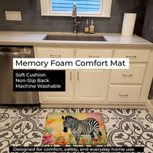 Load image into Gallery viewer, Zebra Memory Foam Kitchen Mat DAC3017RUG