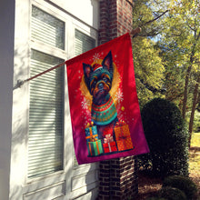 Load image into Gallery viewer, Affenpinscher Holiday Christmas House Flag