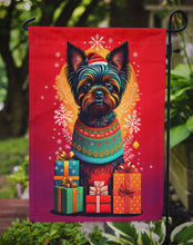 Load image into Gallery viewer, Affenpinscher Holiday Christmas Garden Flag – Outdoor Decorative Yard Flag