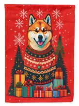 Load image into Gallery viewer, Akita Holiday Christmas Garden Flag – Outdoor Decorative Yard Flag