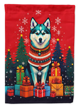 Load image into Gallery viewer, Alaskan Klee Kai Holiday Christmas House Flag