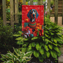 Load image into Gallery viewer, American English Coonhound Holiday Christmas Garden Flag – Outdoor Decorative Yard Flag