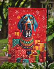 Load image into Gallery viewer, American English Coonhound Holiday Christmas Garden Flag – Outdoor Decorative Yard Flag