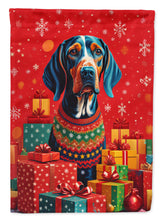 Load image into Gallery viewer, American English Coonhound Holiday Christmas Garden Flag – Outdoor Decorative Yard Flag
