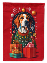 Load image into Gallery viewer, American Foxhound Dog Holiday Christmas House Flag