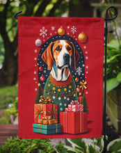 Load image into Gallery viewer, American Foxhound Dog Holiday Christmas Garden Flag – Outdoor Decorative Yard Flag