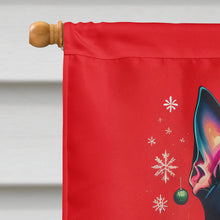 Load image into Gallery viewer, Staffordshire Bull Terrier Holiday Christmas House Flag