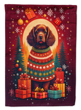 Load image into Gallery viewer, American Water Spaniel Holiday Christmas House Flag