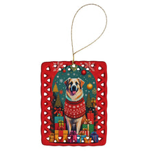 Load image into Gallery viewer, Anatolian Shepherd Dog Holiday Christmas Porcelain Ornament
